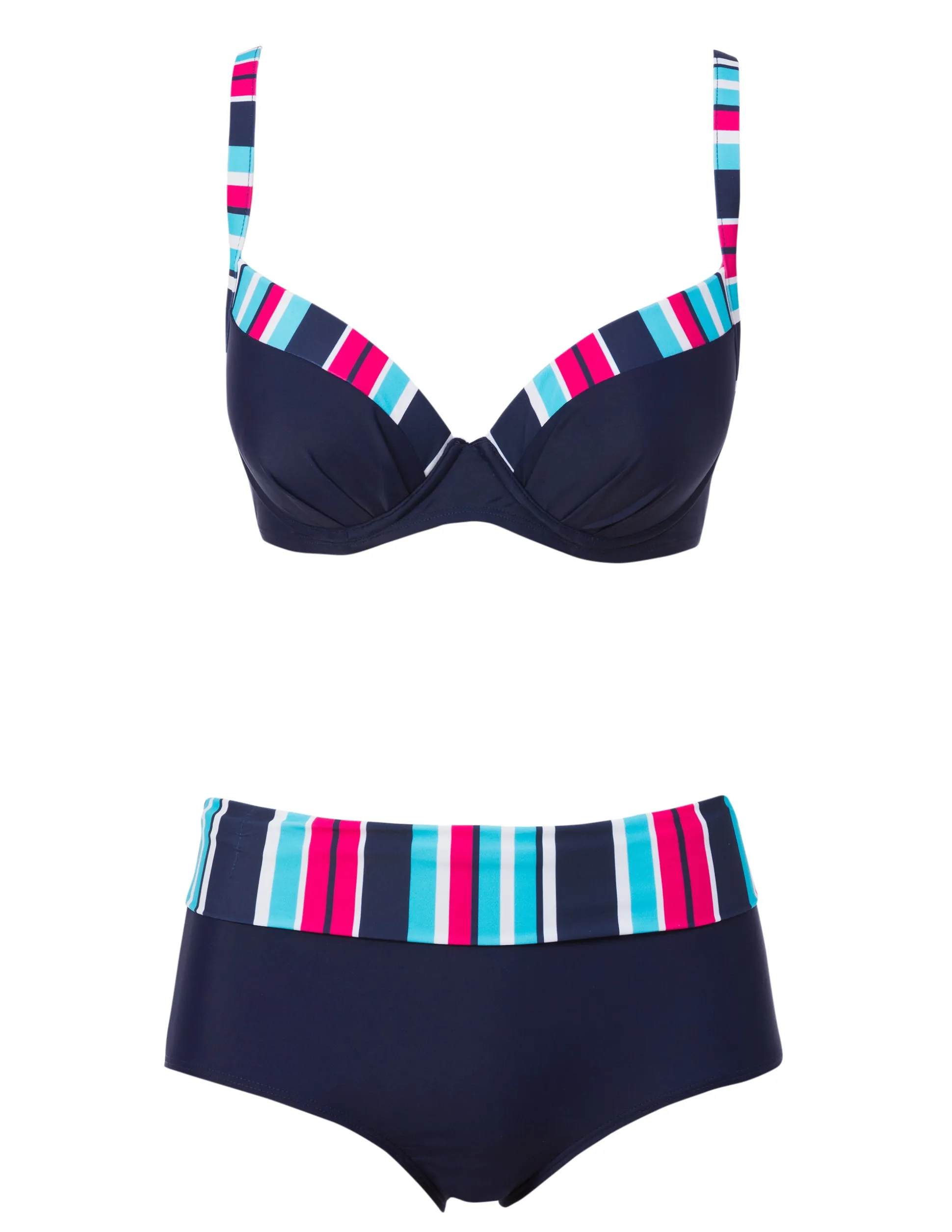 Bikini i härliga färger i blå toner