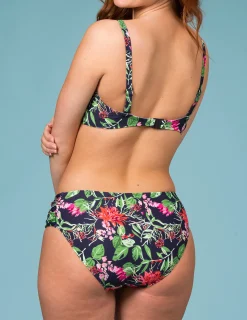 Bikini med bygel-bh i marinblå