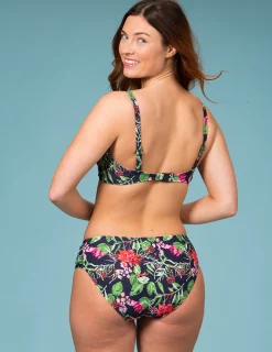 Bikini med bygel-bh i marinblå