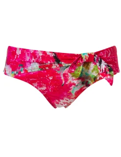 Bikinitrosa Mönstrad Låg Midja Rosa