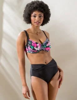 Bikinitrosa Solid Midi Svart