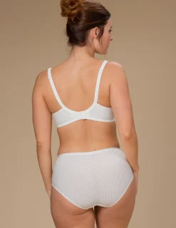 Bygel-bh Sanna Stripe Vit