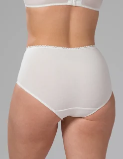 Höga spetstrosor 2-pack champagne