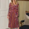 Morgonrock Stripe