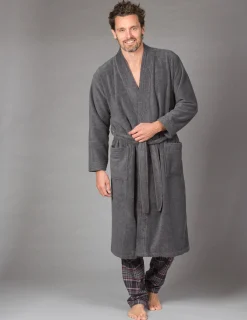 Morgonrock Unisex Grå