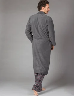Morgonrock Unisex Grå
