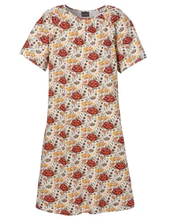 Nattlinne Automn Flower Kort ärm