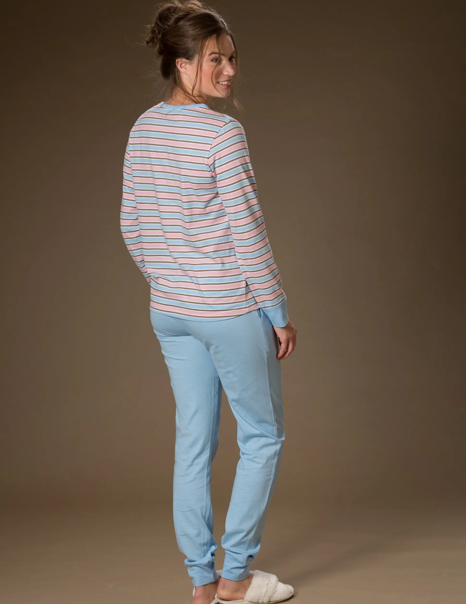 Pyjamas Bomull Striped