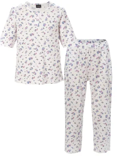 Pyjamas Ditsy Floral Blå