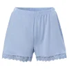 Pyjamasshorts Viskos Blå