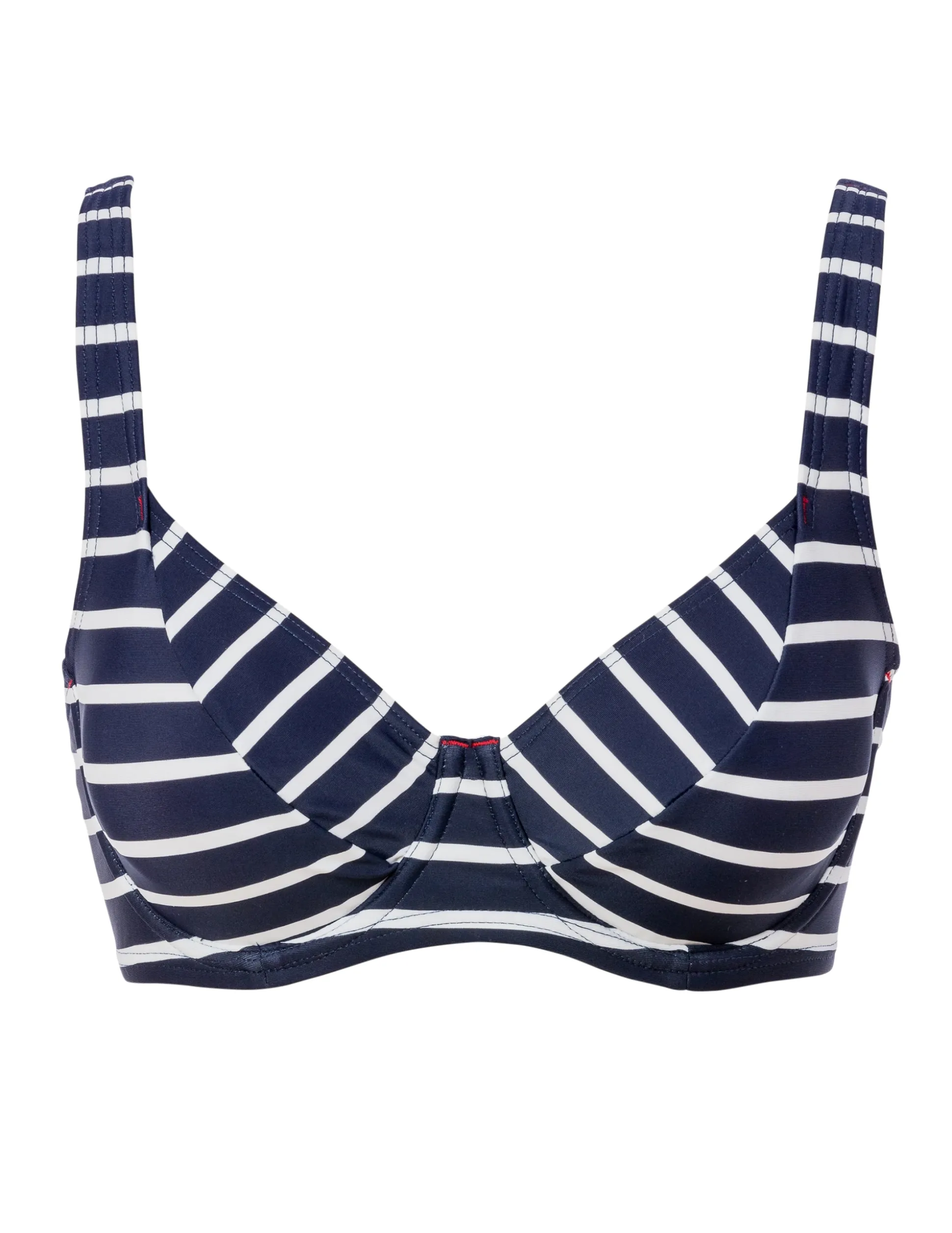 Randig bikini-bh med bygel