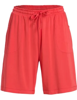 Shorts Viskos Röd