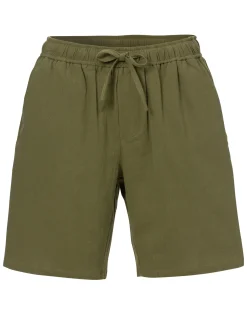Shorts Vävd Bomull Army