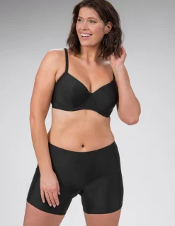 Svart bikini-bh med bygel