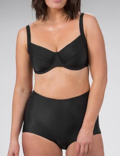 Svart bikinitrosa boxer