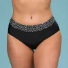 Svart bikinitrosa modell midi