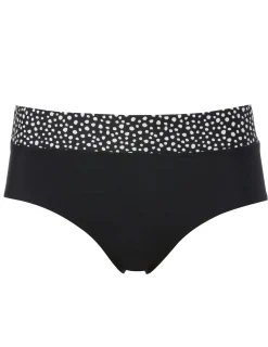 Svart bikinitrosa modell midi
