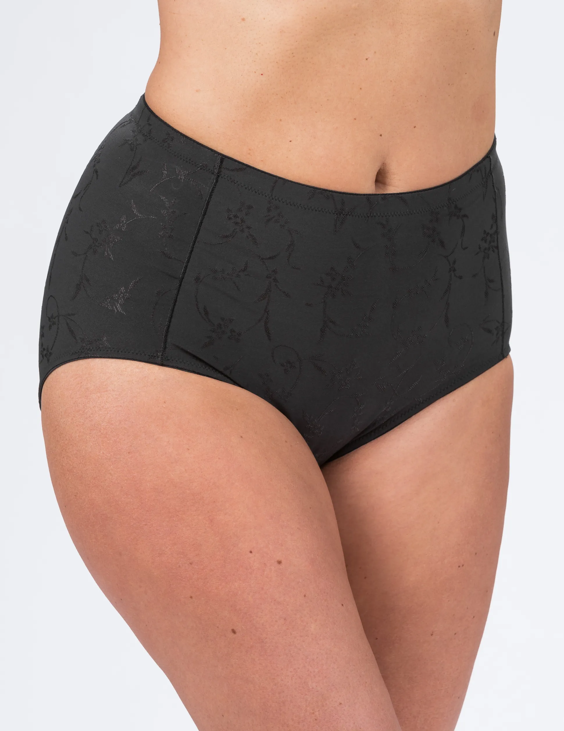Svart shapingtrosa maxi