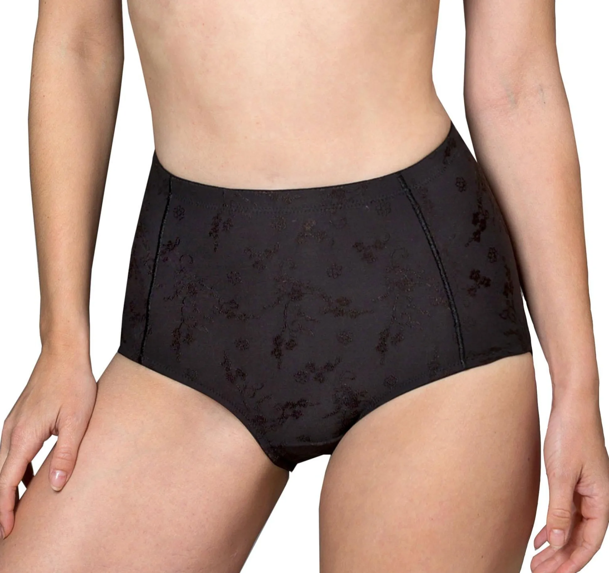 Svart shapingtrosa maxi