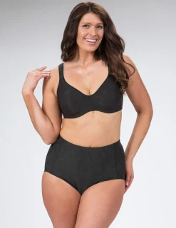 Svart shapingtrosa maxi