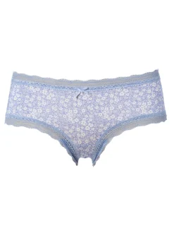 Trosa Hipster Laila Print Flower Blå