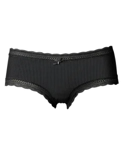 Trosa Hipster Laila Spets Jacquard Svart