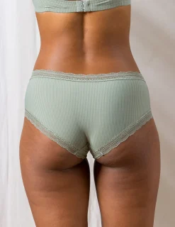 Trosa Hipster Laila Spets Jacquard Army