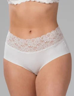 Trosa Midi Spets Sömlös Champagne